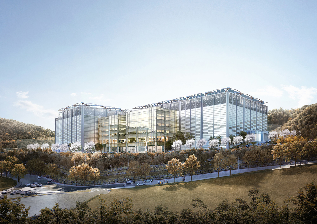 Bird’s Eye View and 3D Image of Yongin Jukjeon Pacific Sunny Data Center